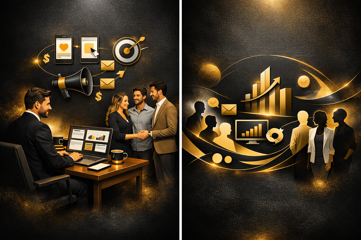 Estrategia digital conectando negocios con clientes